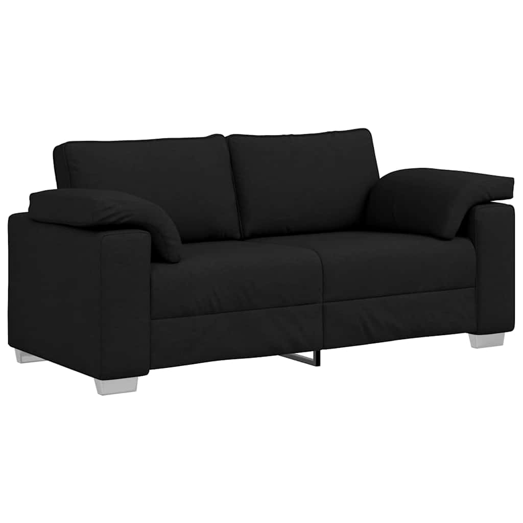 Loveseat Zwart 180 cm Stof is nu te koop bij PeponiXL, paradijselijk wonen!