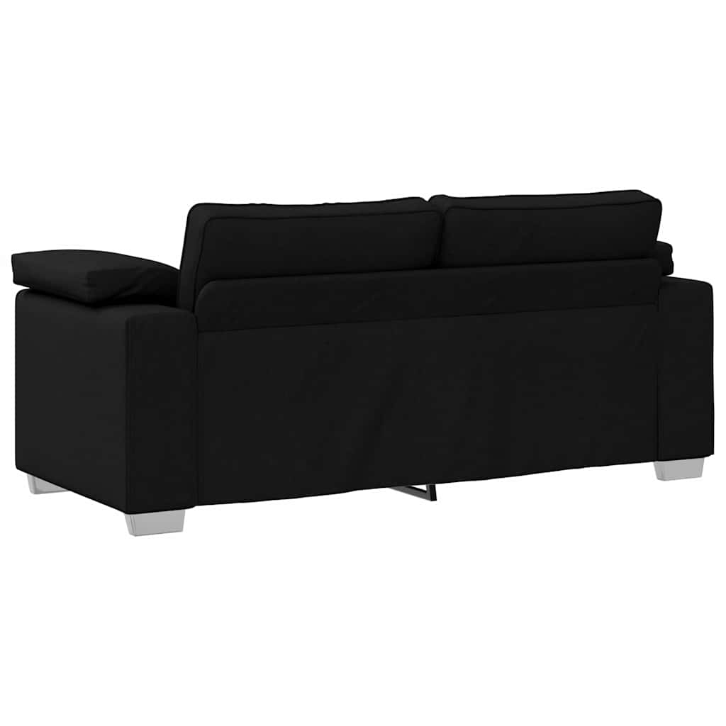 Loveseat Zwart 180 cm Stof is nu te koop bij PeponiXL, paradijselijk wonen!