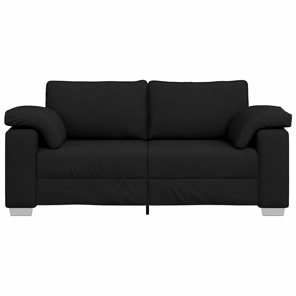Loveseat Zwart 180 cm Stof is nu te koop bij PeponiXL, paradijselijk wonen!