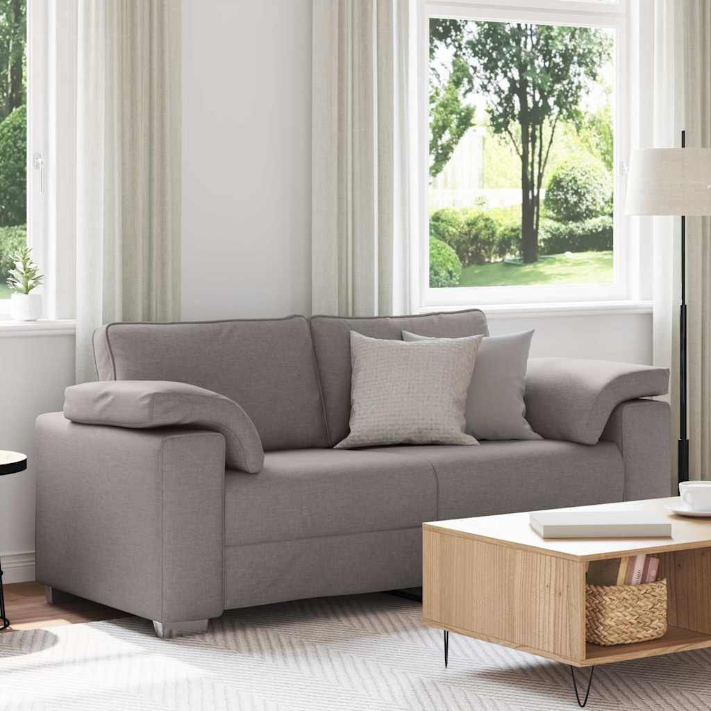 Loveseat Taupe 180 cm Stof is nu te koop bij PeponiXL, paradijselijk wonen!