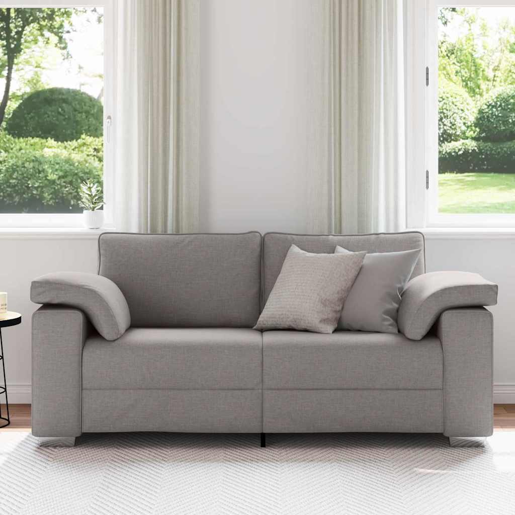 Loveseat Taupe 180 cm Stof is nu te koop bij PeponiXL, paradijselijk wonen!