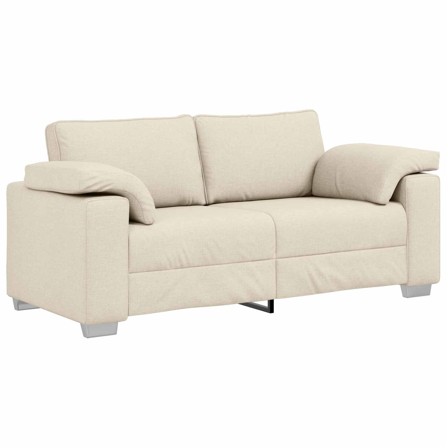 2-Zits Sofa Beige 180 cm Linnen-mix stof