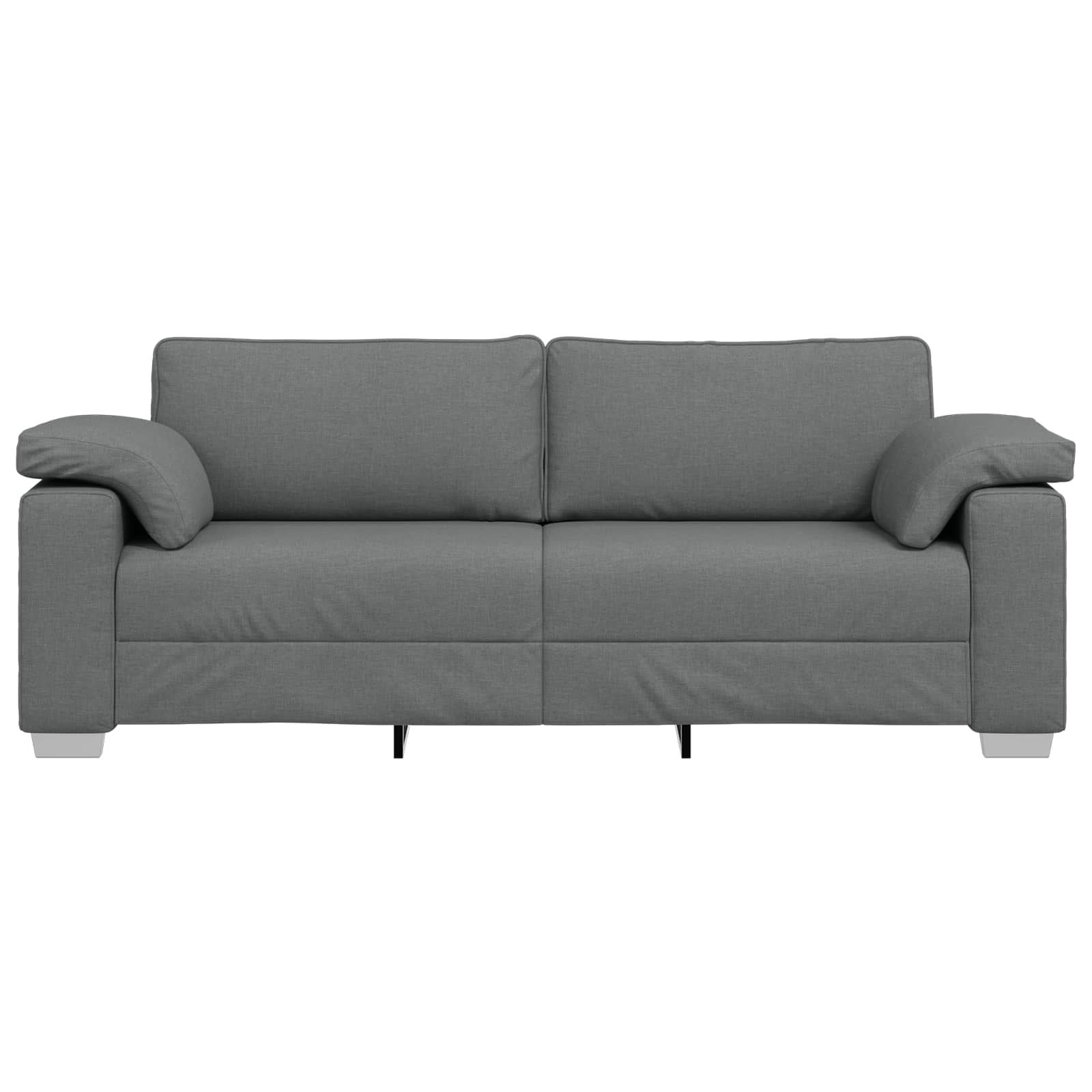 3-Zits Bank Donkergrijs 220 cm Stof is nu te koop bij PeponiXL, paradijselijk wonen!