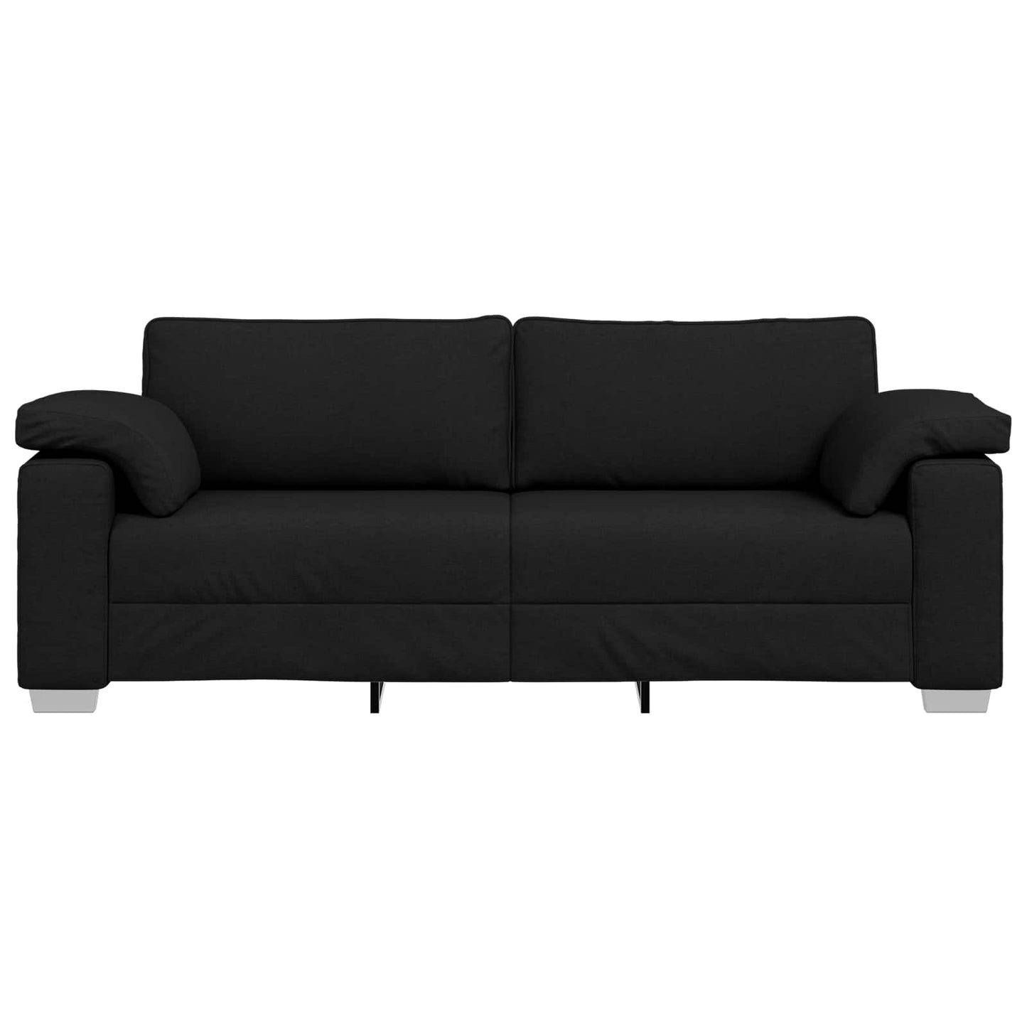 3-Zits Bank Zwart 220 cm Stof is nu te koop bij PeponiXL, paradijselijk wonen!