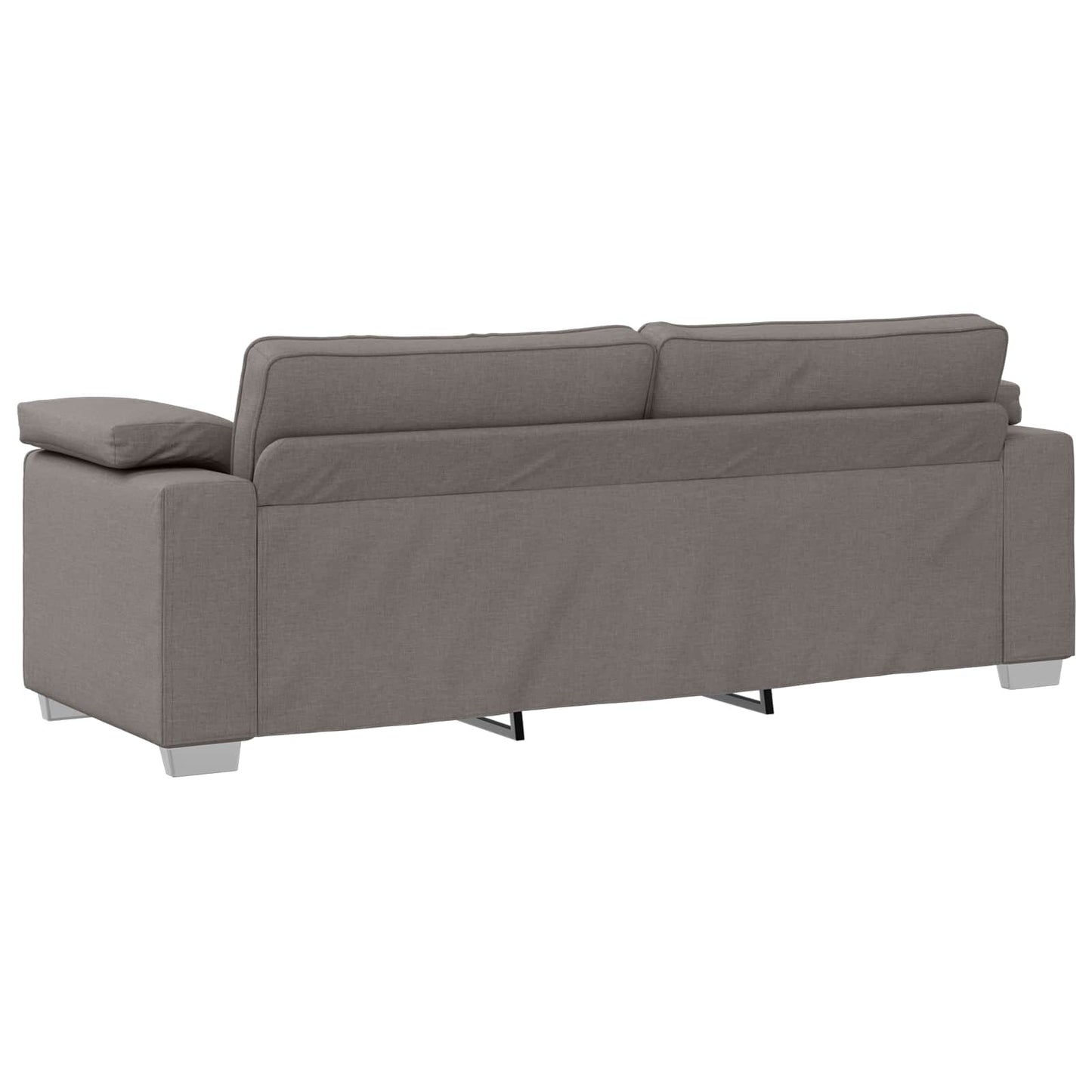 3-Zits Bank Taupe 220 cm Stof is nu te koop bij PeponiXL, paradijselijk wonen!