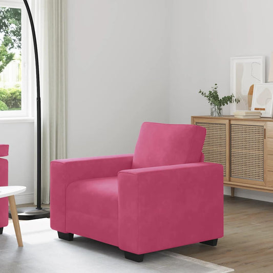 Sofastoel Wijnrood 100x77x82 cm Fluweel is nu te koop bij PeponiXL, paradijselijk wonen!