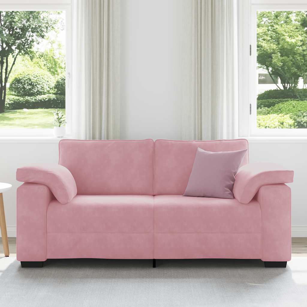 Loveseat Sofa Roze 180x77x82 cm Fluweel