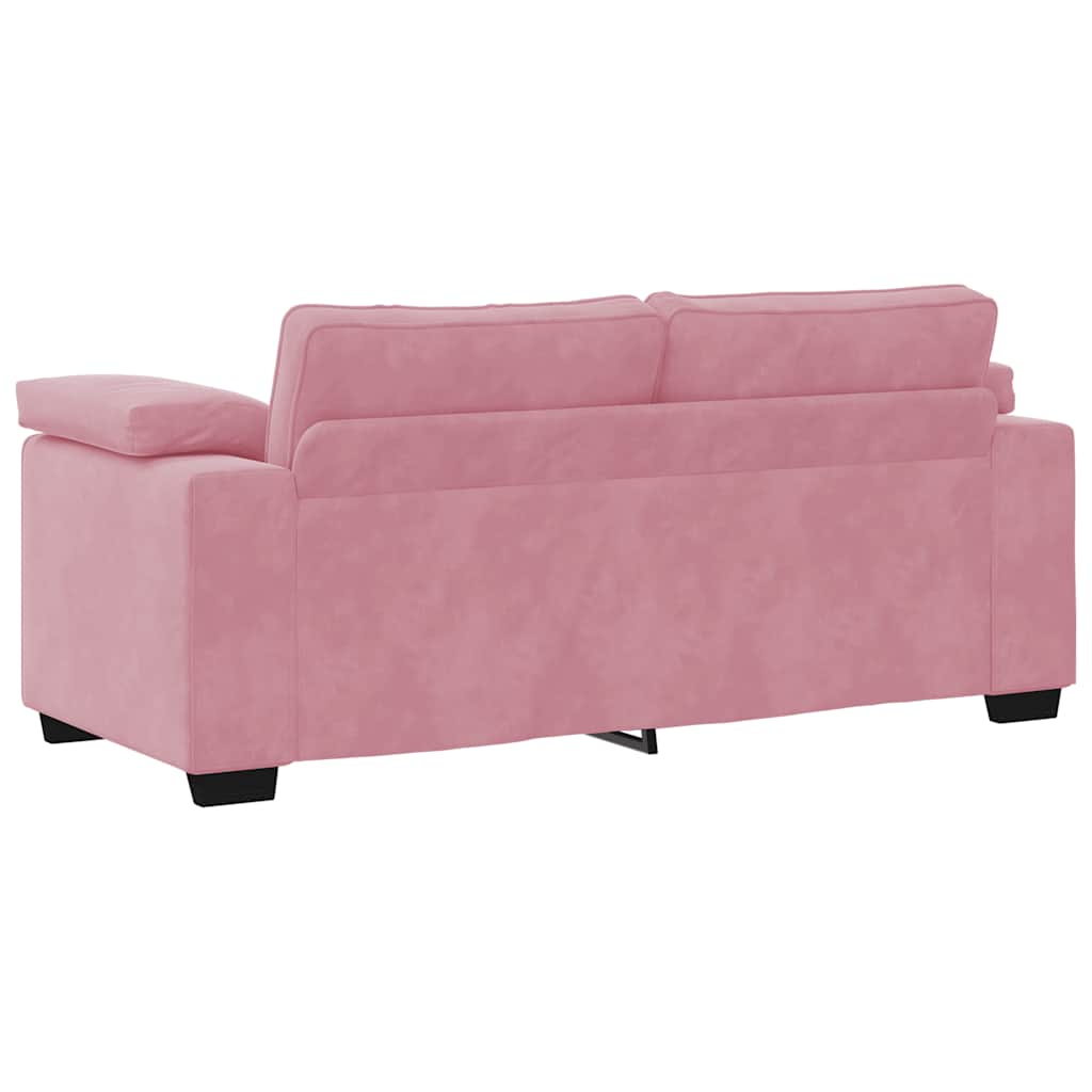 Loveseat Sofa Roze 180x77x82 cm Fluweel