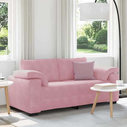 Loveseat Sofa Roze 180x77x82 cm Fluweel is nu te koop bij PeponiXL, paradijselijk wonen!