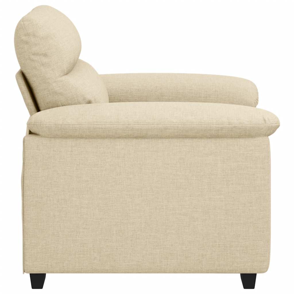 Sofastoel Crème 100x81x84 cm Stof is nu te koop bij PeponiXL, paradijselijk wonen!