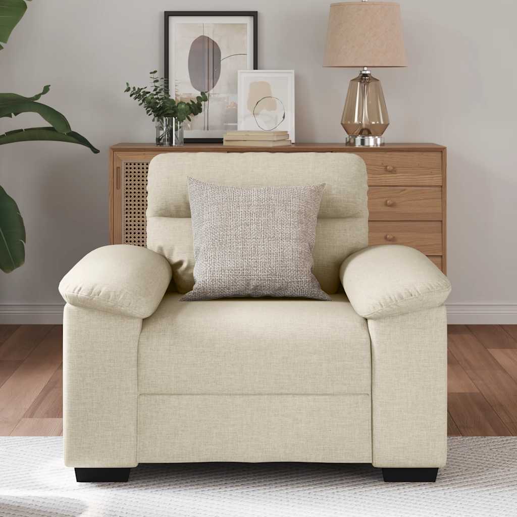 Bankstoel 100x81x84 cm Linnen is nu te koop bij PeponiXL, paradijselijk wonen!