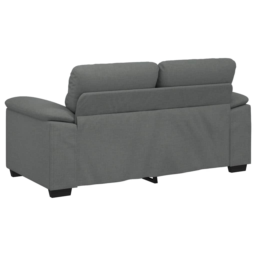 2-zitsbank 160x81x84 cm stof donkergrijs is nu te koop bij PeponiXL, paradijselijk wonen!