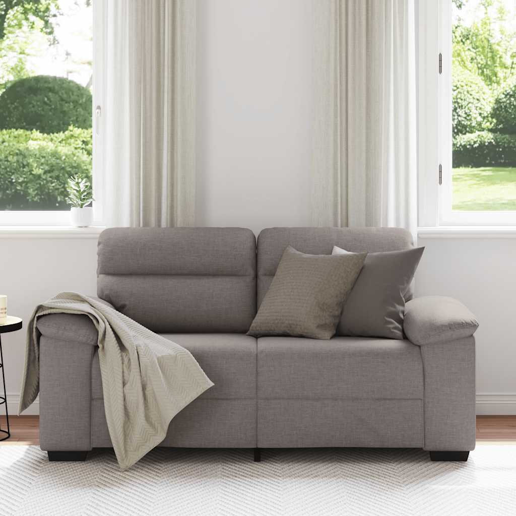 2-zitsbank Taupe 160x81x84 cm Stof is nu te koop bij PeponiXL, paradijselijk wonen!