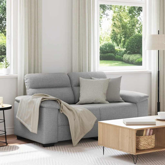 2-zitsbank Wolkengrijs 160x81x84 cm Stof is nu te koop bij PeponiXL, paradijselijk wonen!
