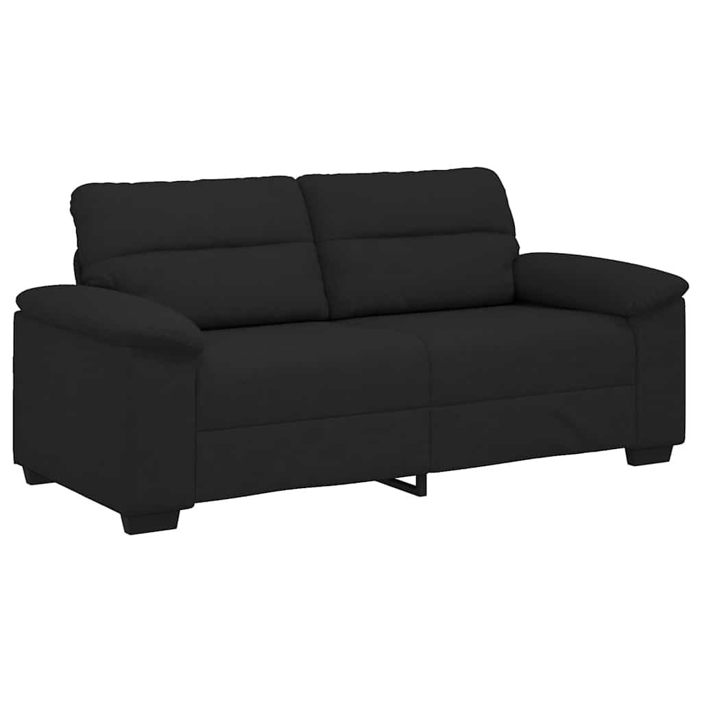 2-zitsbank 180x81x84 cm stof zwart is nu te koop bij PeponiXL, paradijselijk wonen!