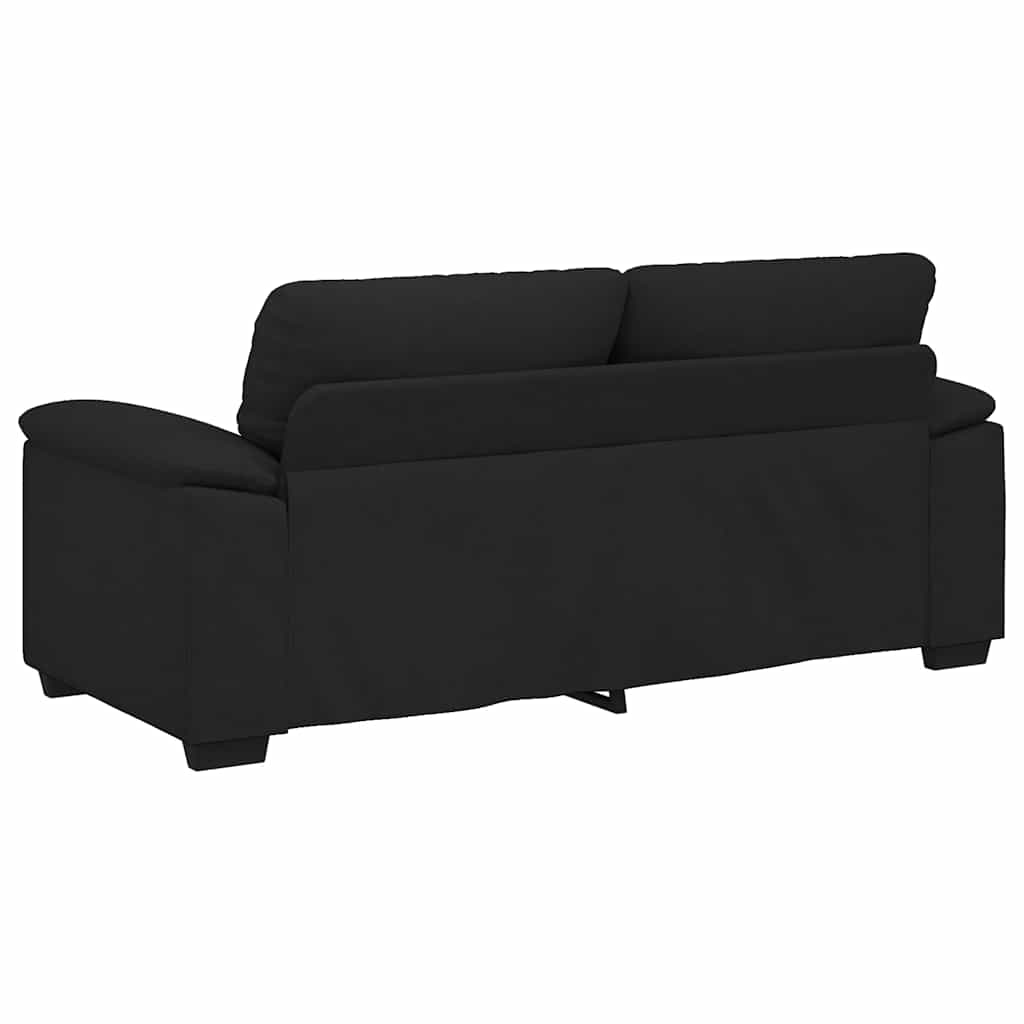 2-zitsbank 180x81x84 cm stof zwart is nu te koop bij PeponiXL, paradijselijk wonen!