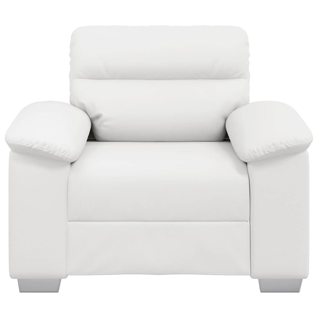 Bankstoel Wit 100x81x84 cm Kunstleer is nu te koop bij PeponiXL, paradijselijk wonen!