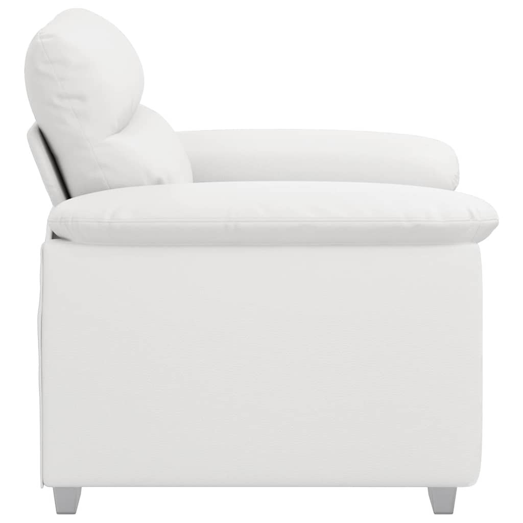 Bankstoel Wit 100x81x84 cm Kunstleer is nu te koop bij PeponiXL, paradijselijk wonen!