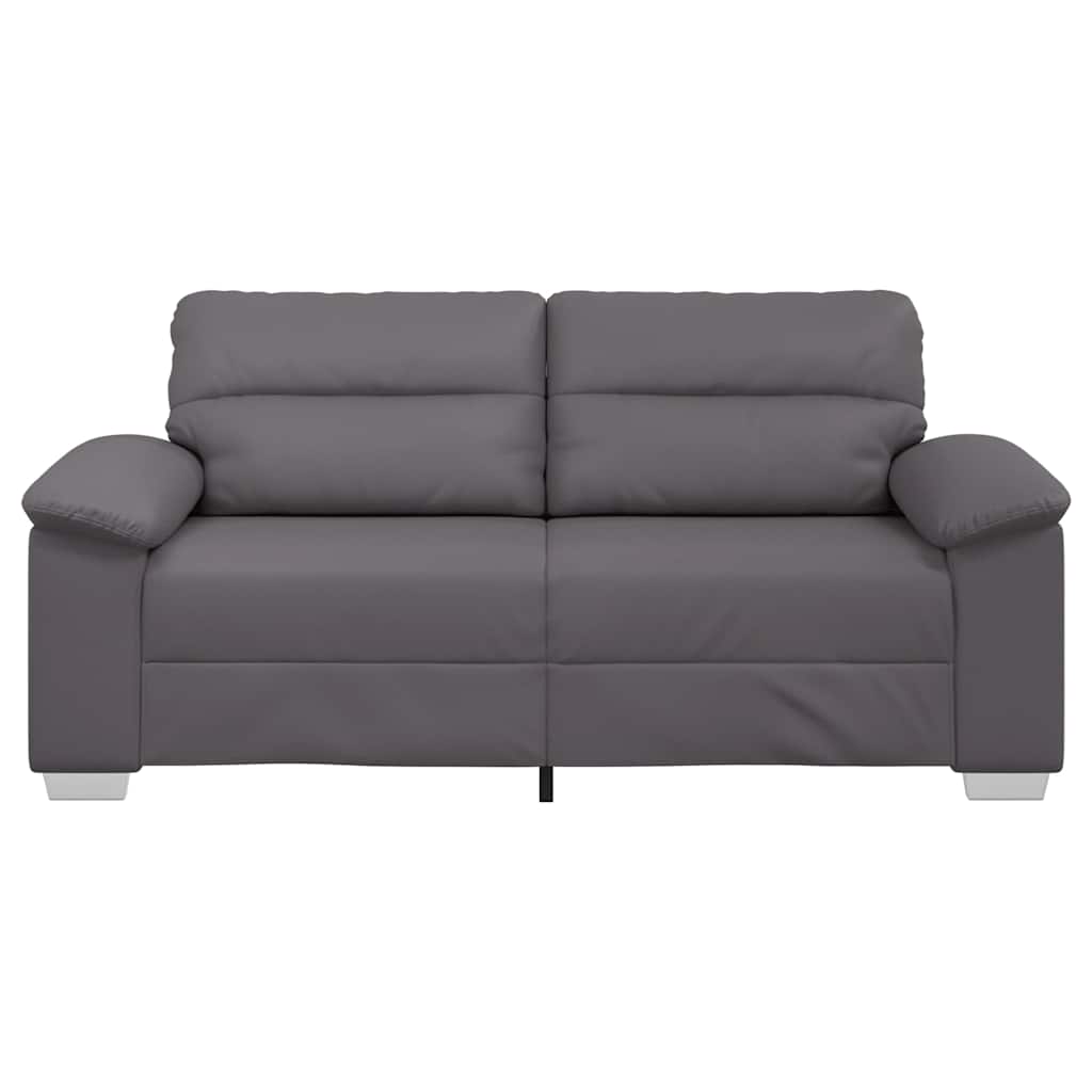 2-zitsbank grijs 180x81x84 cm kunstleer is nu te koop bij PeponiXL, paradijselijk wonen!