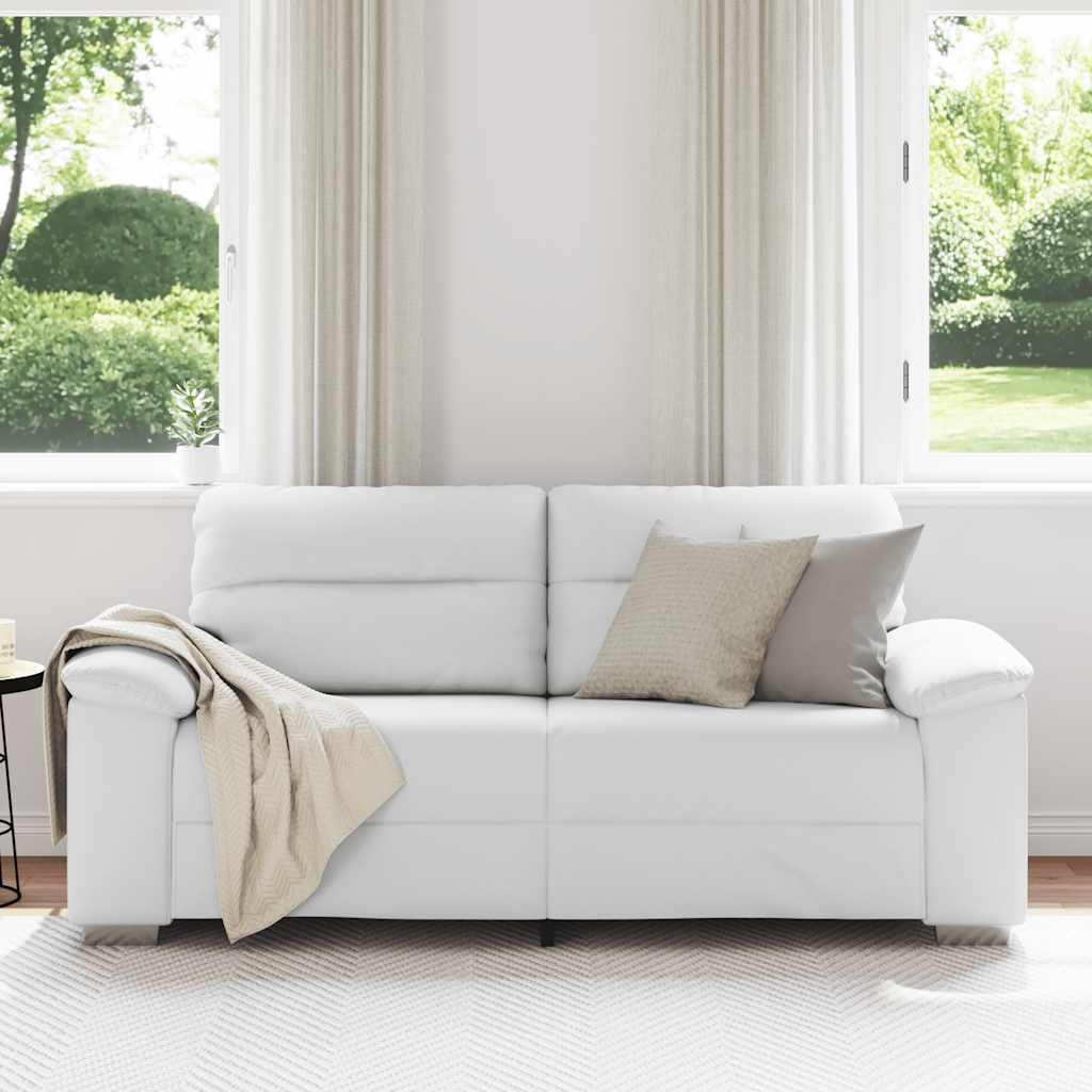 2-zitsbank wit 180x81x84 cm kunstleer is nu te koop bij PeponiXL, paradijselijk wonen!