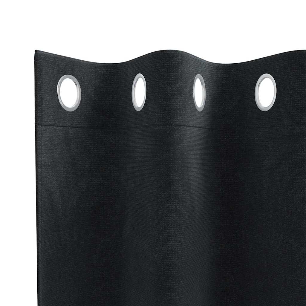 Verduisterende gordijnen 2 pcs Zwart 140 x 175 cm Fluweel is nu te koop bij PeponiXL, paradijselijk wonen!