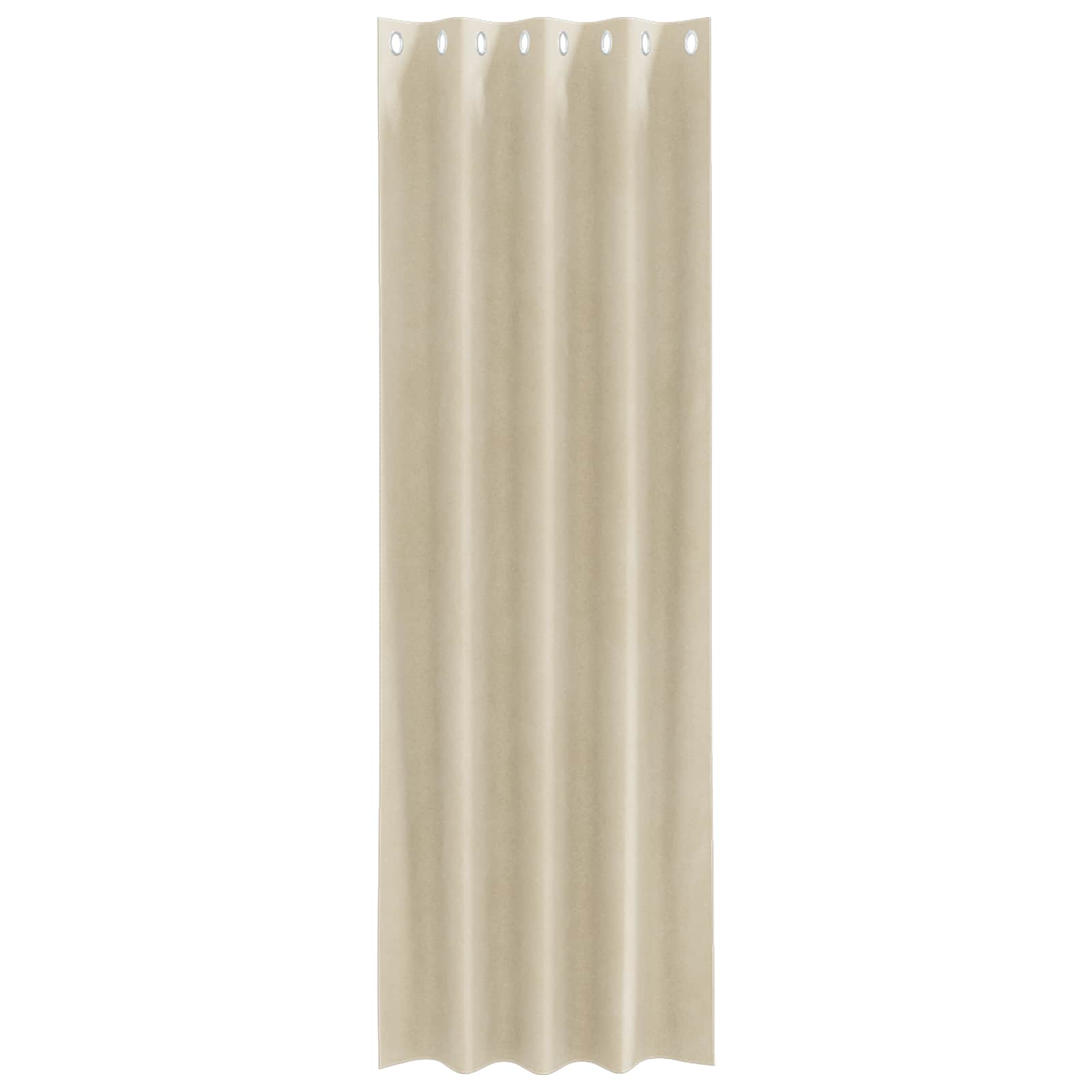 Verduisterende gordijnen 2 pcs Crème 140 x 245 cm Fluweel is nu te koop bij PeponiXL, paradijselijk wonen!