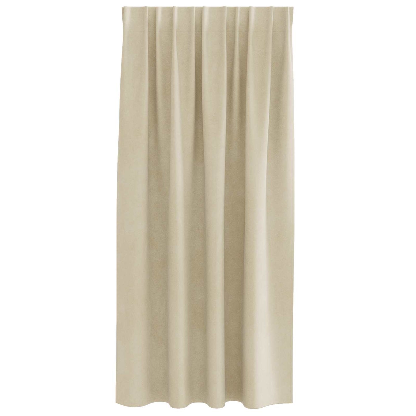 Verduisterende gordijnen 2 pcs Crème 140 x 175 cm Fluweel is nu te koop bij PeponiXL, paradijselijk wonen!