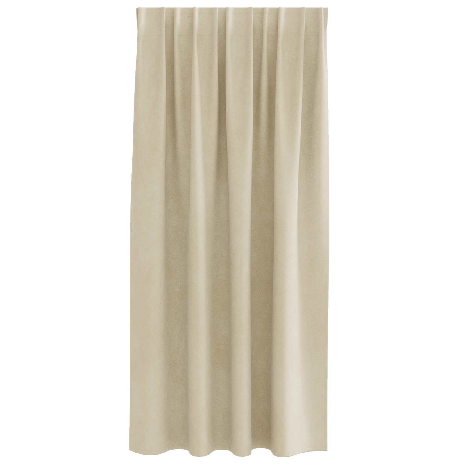 Verduisterende gordijnen 2 pcs Crème 140 x 175 cm Fluweel is nu te koop bij PeponiXL, paradijselijk wonen!