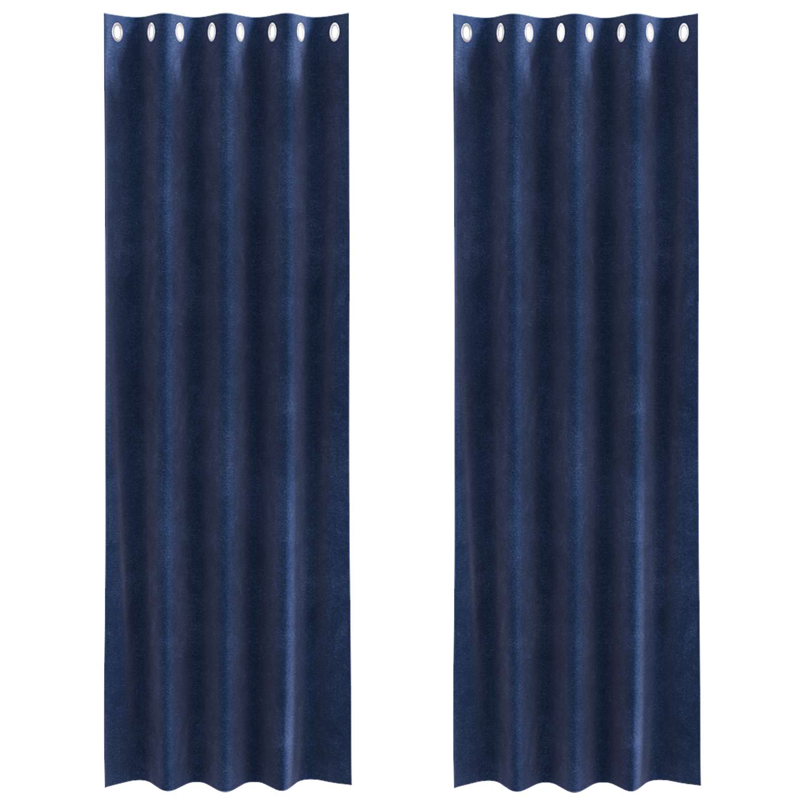 Verduisterende gordijnen 2 pcs Donkerblauw 140 x 260 cm Fluweel is nu te koop bij PeponiXL, paradijselijk wonen!