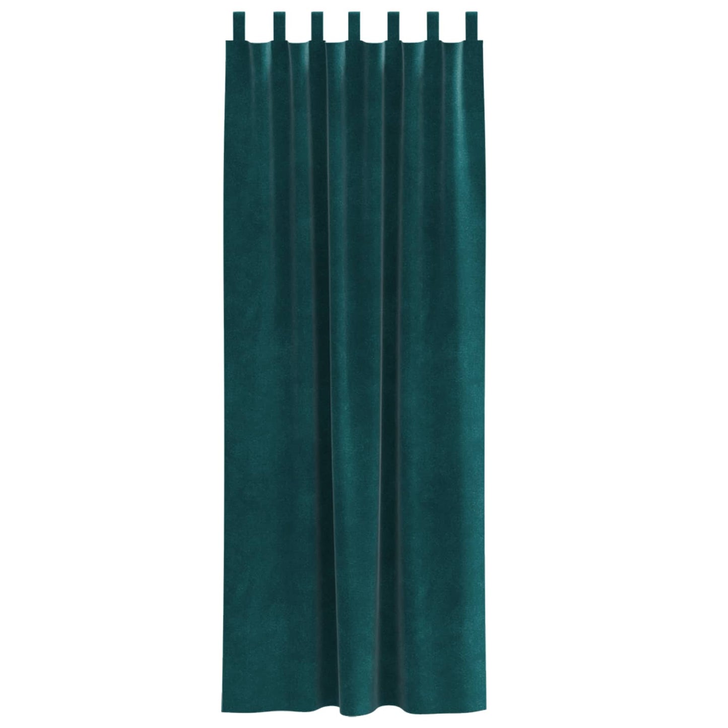 Verduisterende gordijnen 2 pcs Donkergroen 140 x 245 cm Fluweel is nu te koop bij PeponiXL, paradijselijk wonen!