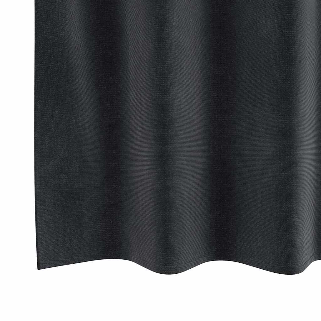 Verduisterende gordijnen 2 pcs Donkergrijs 140 x 175 cm Fluweel is nu te koop bij PeponiXL, paradijselijk wonen!