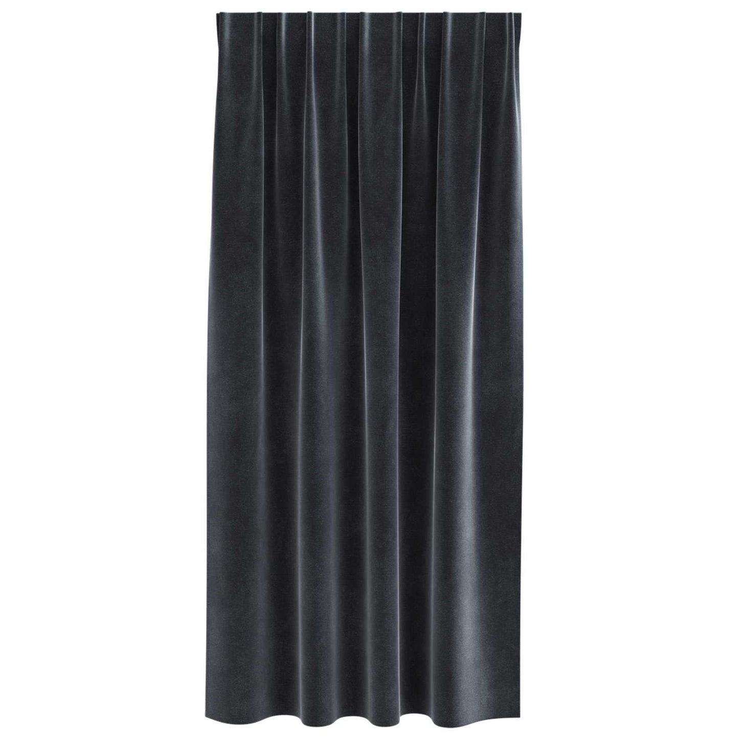 Verduisterende gordijnen 2 pcs Donkergrijs 140 x 175 cm Fluweel is nu te koop bij PeponiXL, paradijselijk wonen!