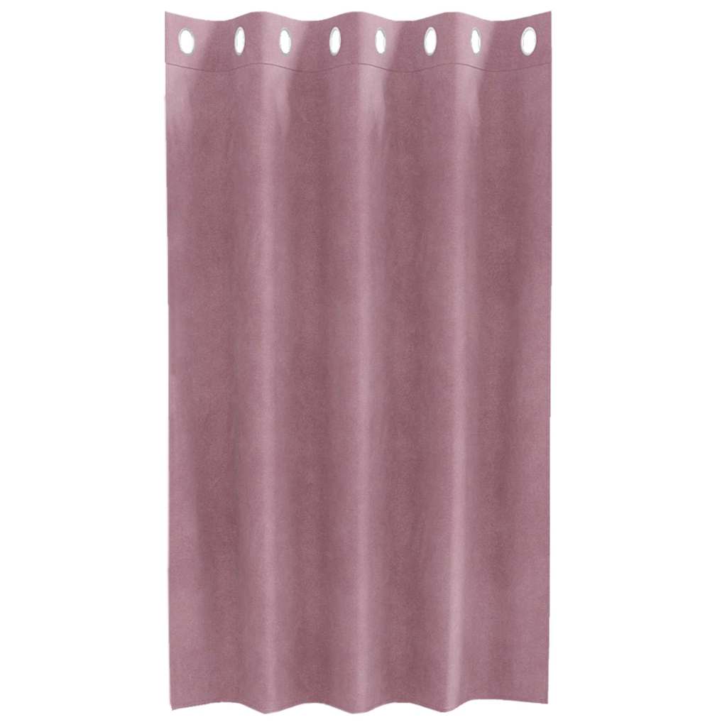 Verduisterende gordijnen 2 pcs Donkerroze 140 x 140 cm Fluweel is nu te koop bij PeponiXL, paradijselijk wonen!