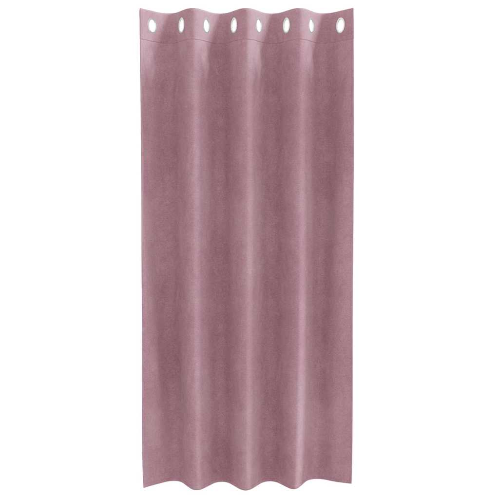 Verduisterende gordijnen 2 pcs Donkerroze 140 x 175 cm Fluweel is nu te koop bij PeponiXL, paradijselijk wonen!