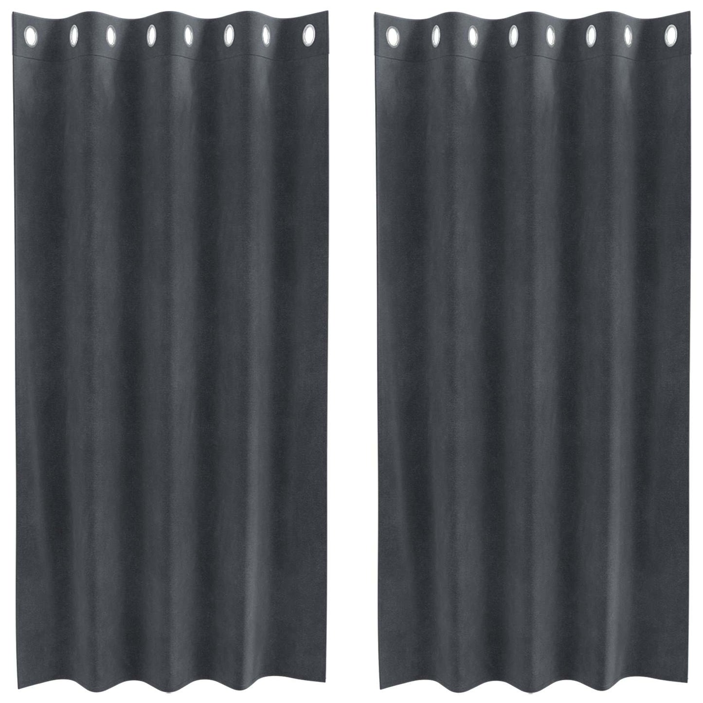 Verduisterende gordijnen 2 pcs Lichtgrijs 140 x 175 cm Fluweel is nu te koop bij PeponiXL, paradijselijk wonen!