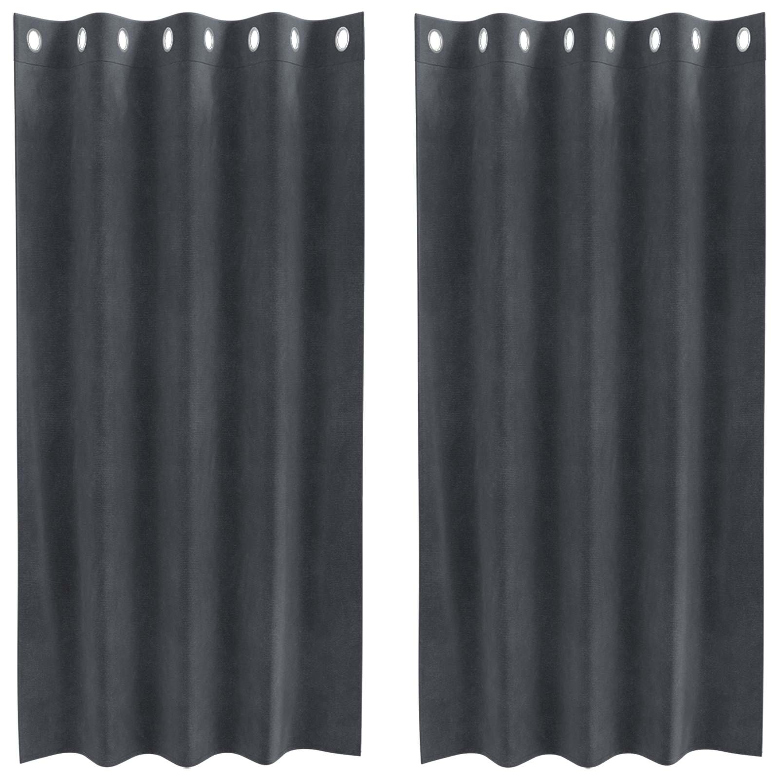 Verduisterende gordijnen 2 pcs Lichtgrijs 140 x 175 cm Fluweel is nu te koop bij PeponiXL, paradijselijk wonen!