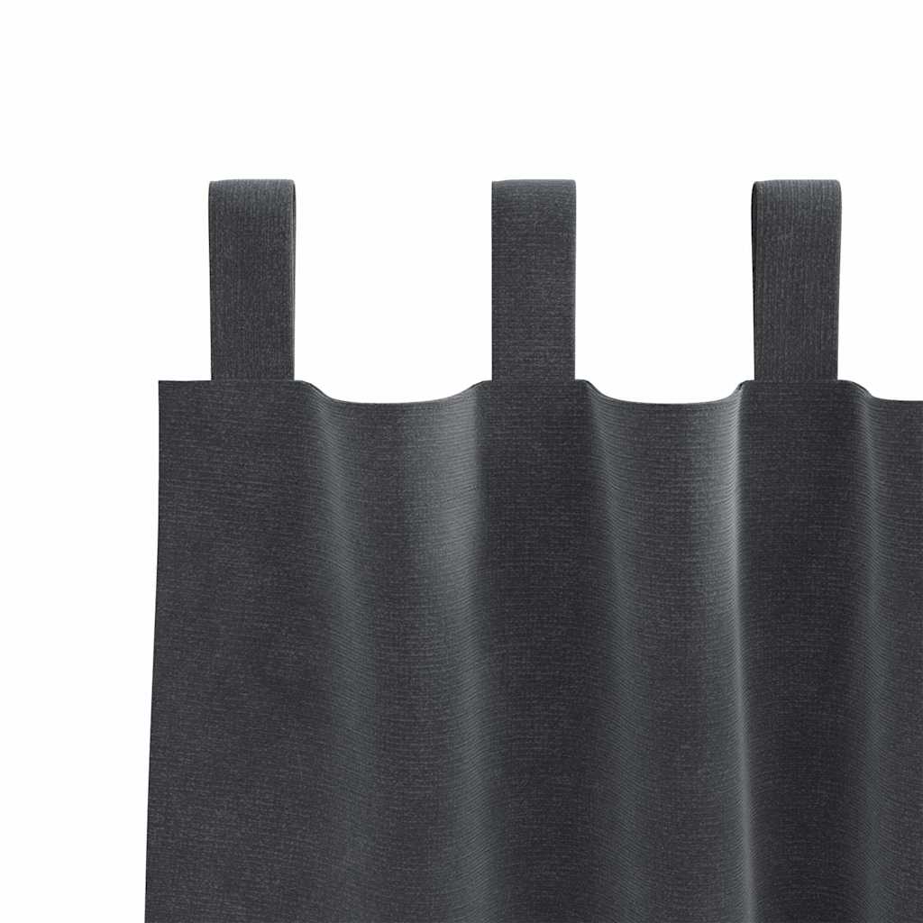 Verduisterende gordijnen 2 pcs Lichtgrijs 140 x 225 cm Fluweel is nu te koop bij PeponiXL, paradijselijk wonen!