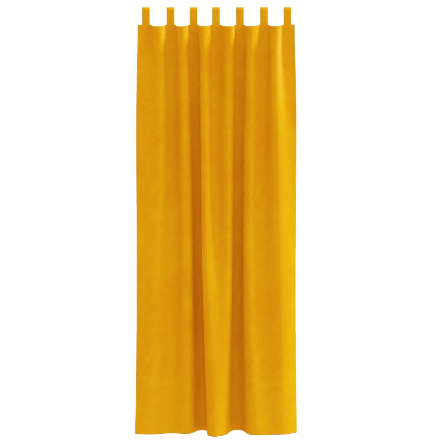 Verduisterende gordijnen 2 pcs Mosterdgeel 140 x 225 cm Fluweel is nu te koop bij PeponiXL, paradijselijk wonen!