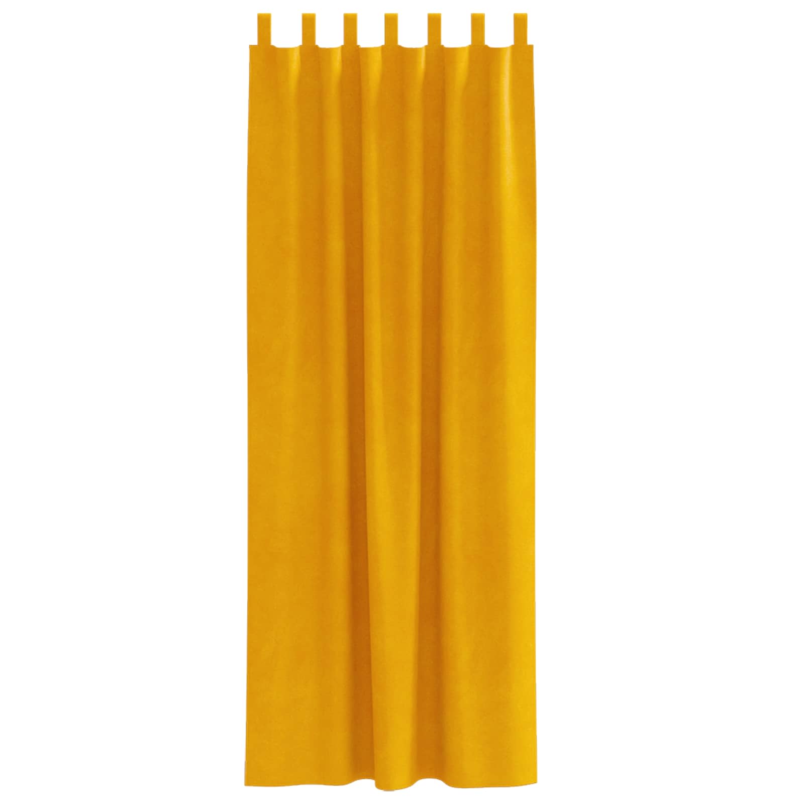 Verduisterende gordijnen 2 pcs Mosterdgeel 140 x 225 cm Fluweel is nu te koop bij PeponiXL, paradijselijk wonen!