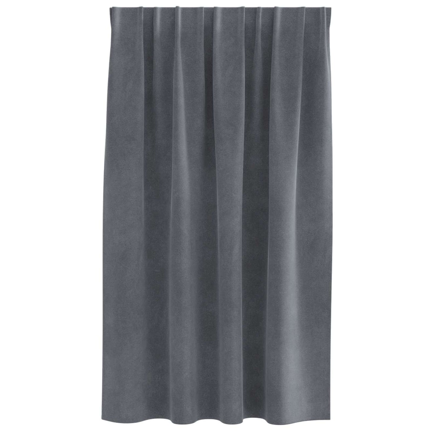 Verduisterende gordijnen 2 pcs Lichtgrijs 140 x 140 cm Fluweel is nu te koop bij PeponiXL, paradijselijk wonen!
