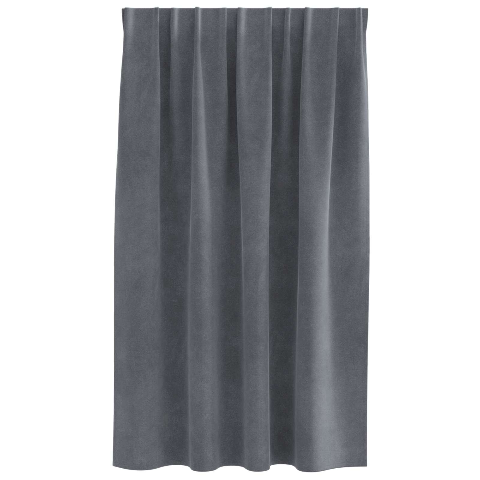 Verduisterende gordijnen 2 pcs Lichtgrijs 140 x 140 cm Fluweel is nu te koop bij PeponiXL, paradijselijk wonen!