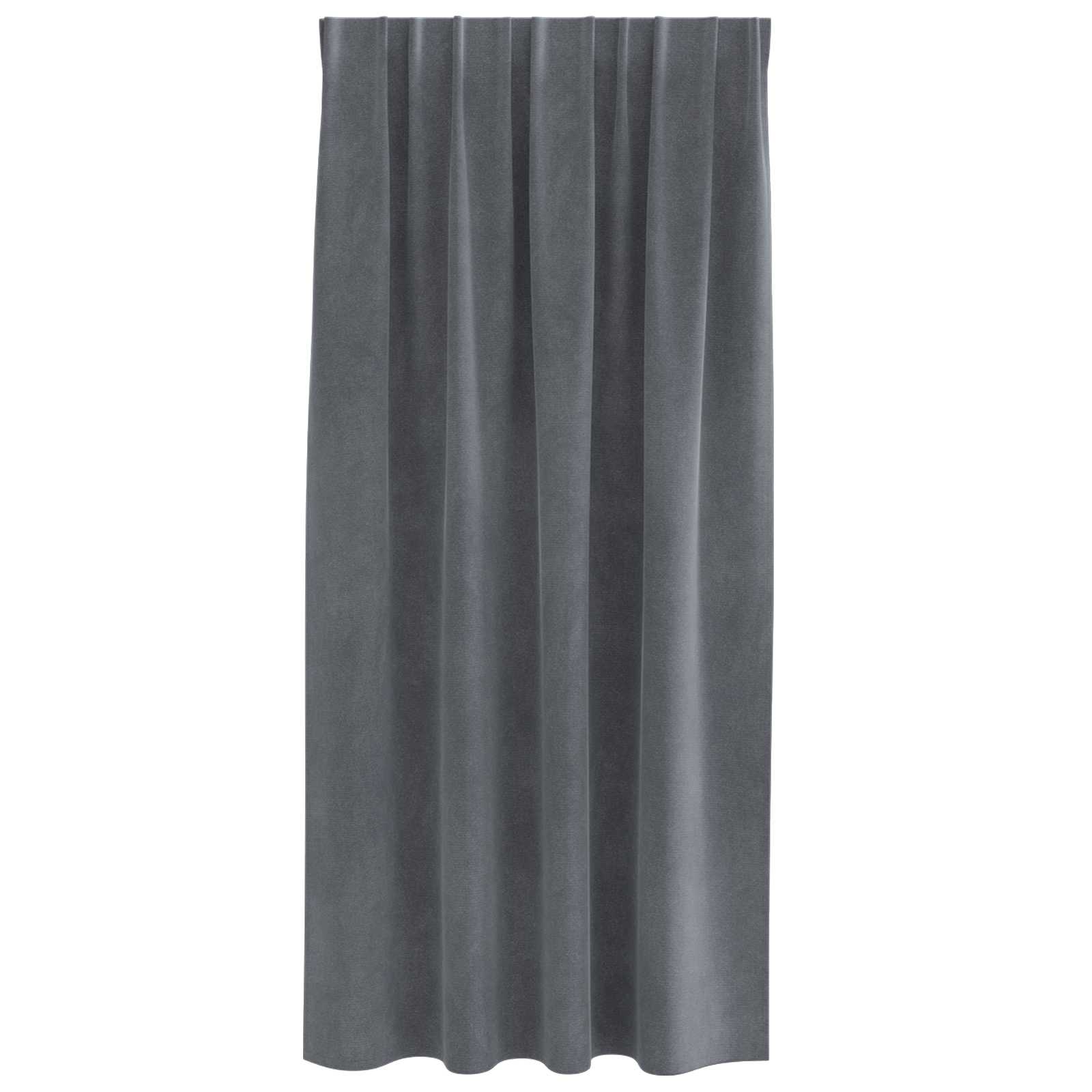 Verduisterende gordijnen 2 pcs Lichtgrijs 140 x 175 cm Fluweel is nu te koop bij PeponiXL, paradijselijk wonen!