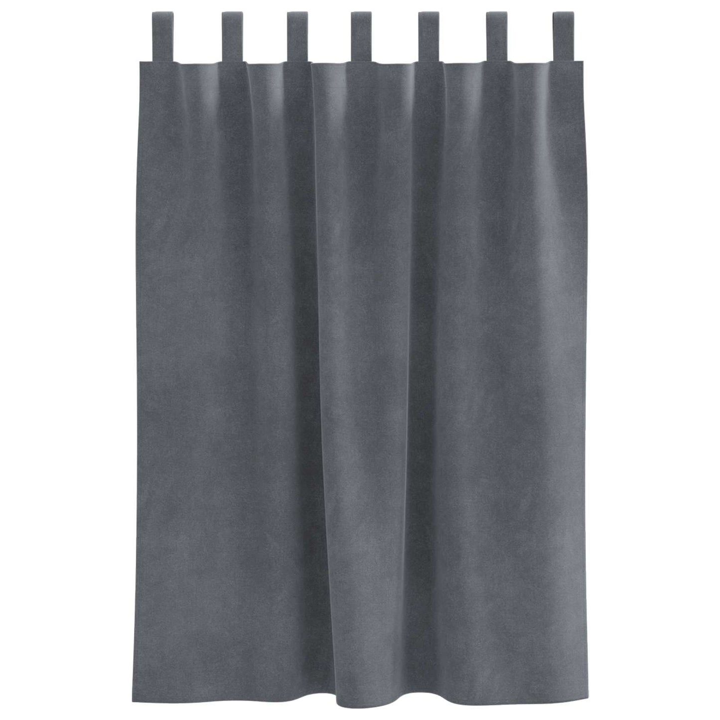 Verduisterende gordijnen 2 pcs Lichtgrijs 140 x 140 cm Fluweel is nu te koop bij PeponiXL, paradijselijk wonen!