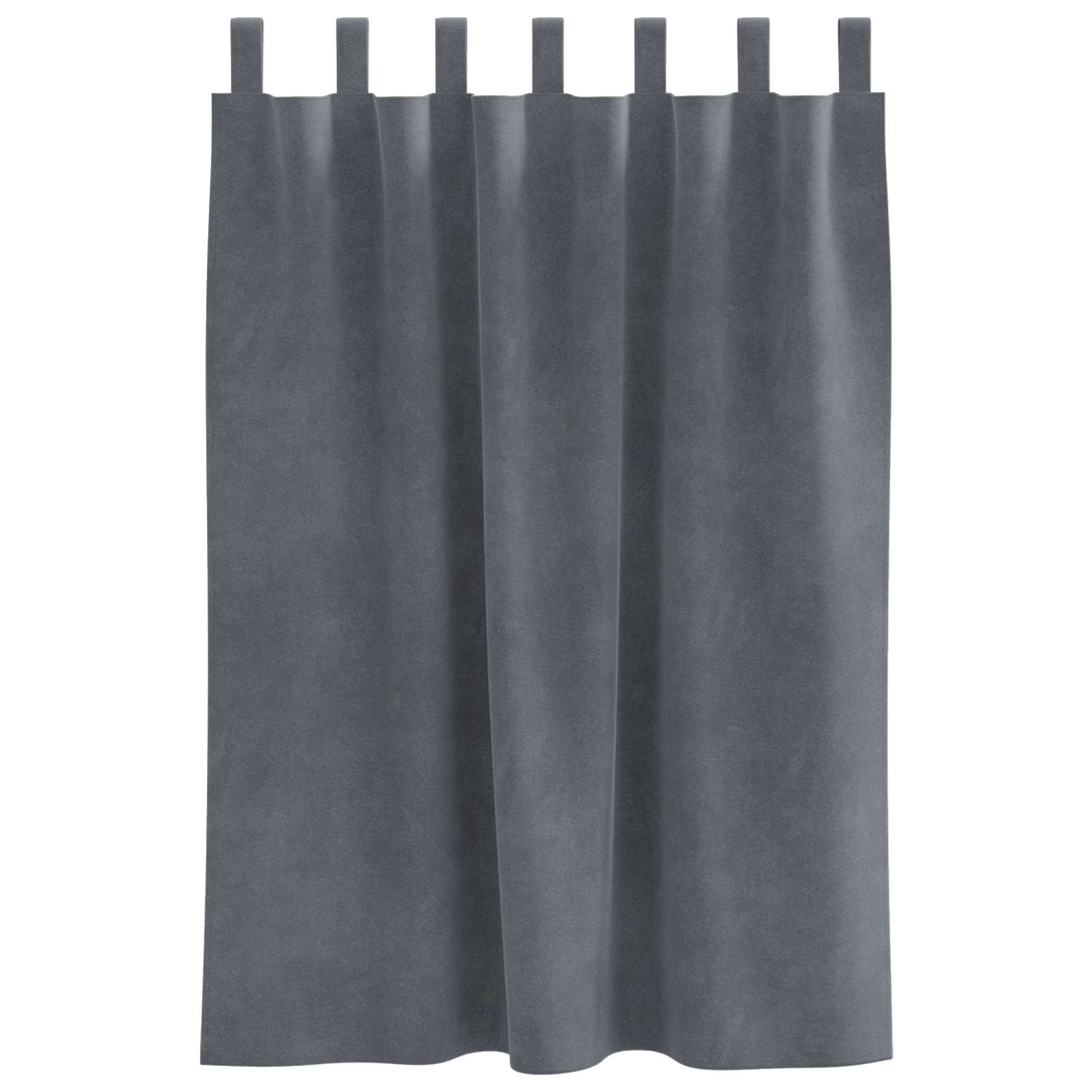 Verduisterende gordijnen 2 pcs Lichtgrijs 140 x 140 cm Fluweel is nu te koop bij PeponiXL, paradijselijk wonen!