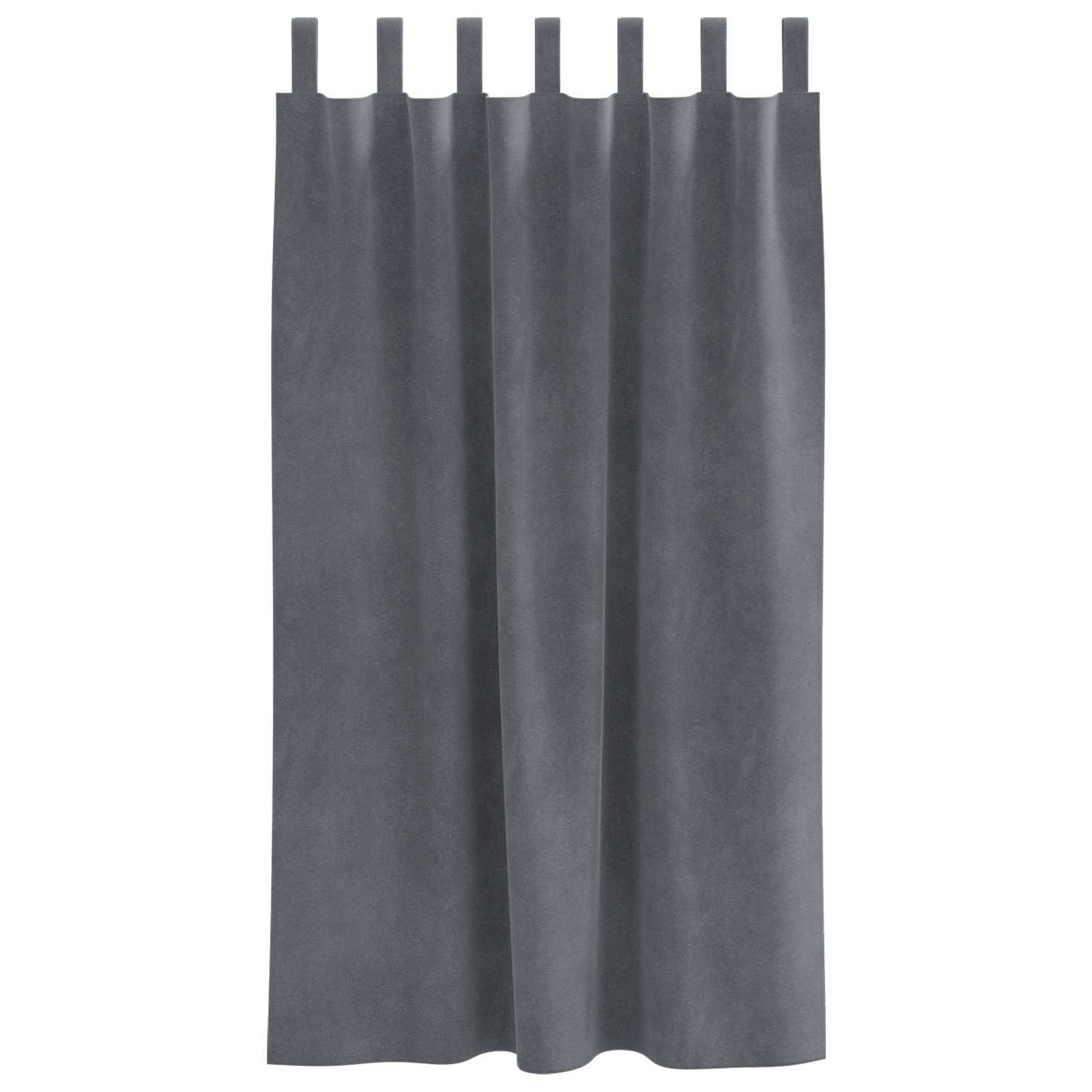 Verduisterende gordijnen 2 pcs Lichtgrijs 140 x 175 cm Fluweel is nu te koop bij PeponiXL, paradijselijk wonen!