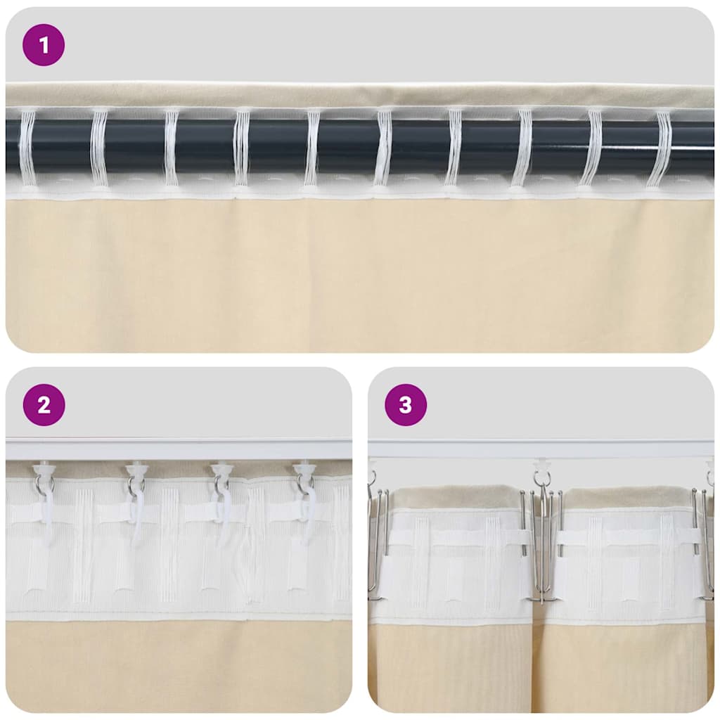 Verduisterende gordijnen 2 pcs Wijnrood 140 x 225 cm Fluweel is nu te koop bij PeponiXL, paradijselijk wonen!