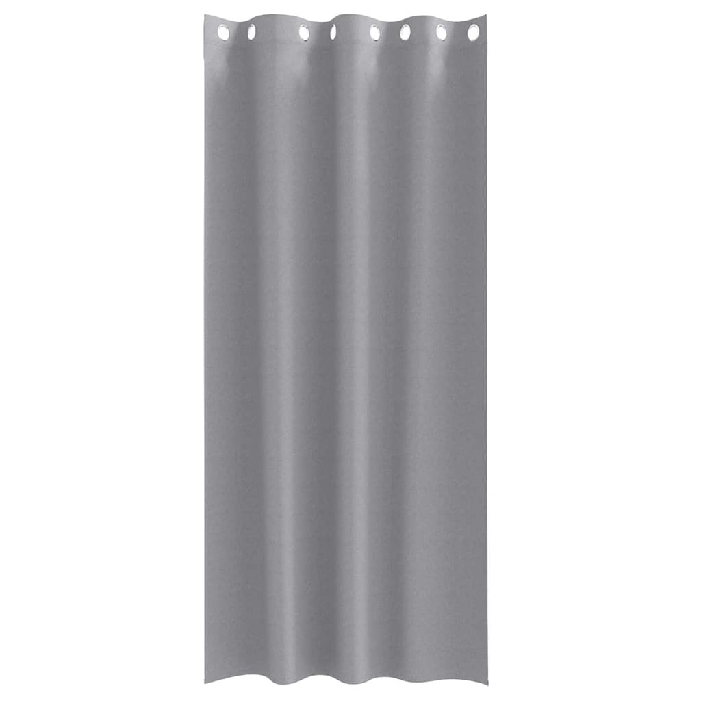 Zwart-out Gordijnen met Ringen 2 pcs Lichtgrijs 260 x 140 cm is nu te koop bij PeponiXL, paradijselijk wonen!