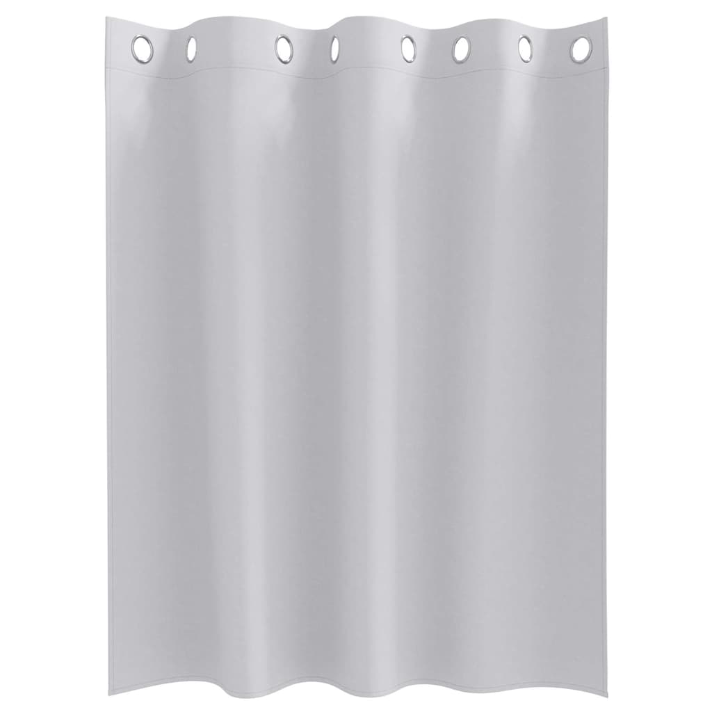Zwart-out Gordijnen met Ringen 2 pcs Bleekgrijs 140 x 140 cm is nu te koop bij PeponiXL, paradijselijk wonen!