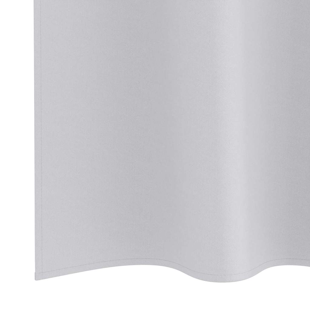 Zwart-out Gordijnen met Ringen 2 pcs Bleekgrijs 175 x 140 cm is nu te koop bij PeponiXL, paradijselijk wonen!
