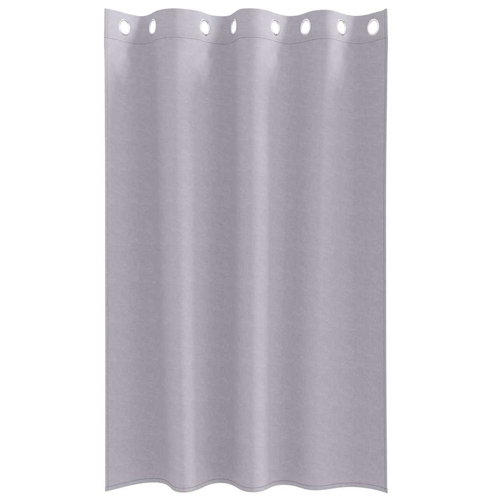 Zwart-out Gordijnen met Ringen 2 pcs Metaalgrijs 175 x 140 cm is nu te koop bij PeponiXL, paradijselijk wonen!
